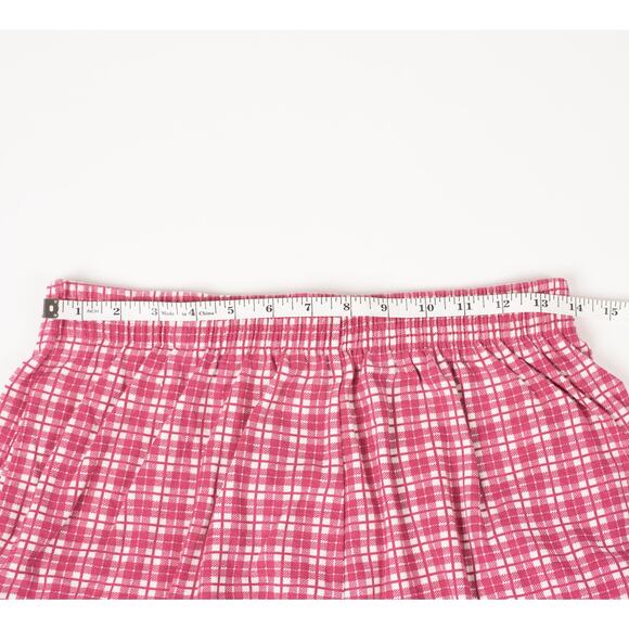 Separate Issue Vintage Pink White Checkered Shorts Size Large - Picture 5 of 7